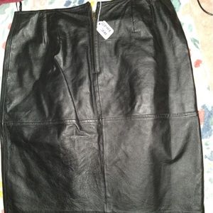 Leather skirt, never worn